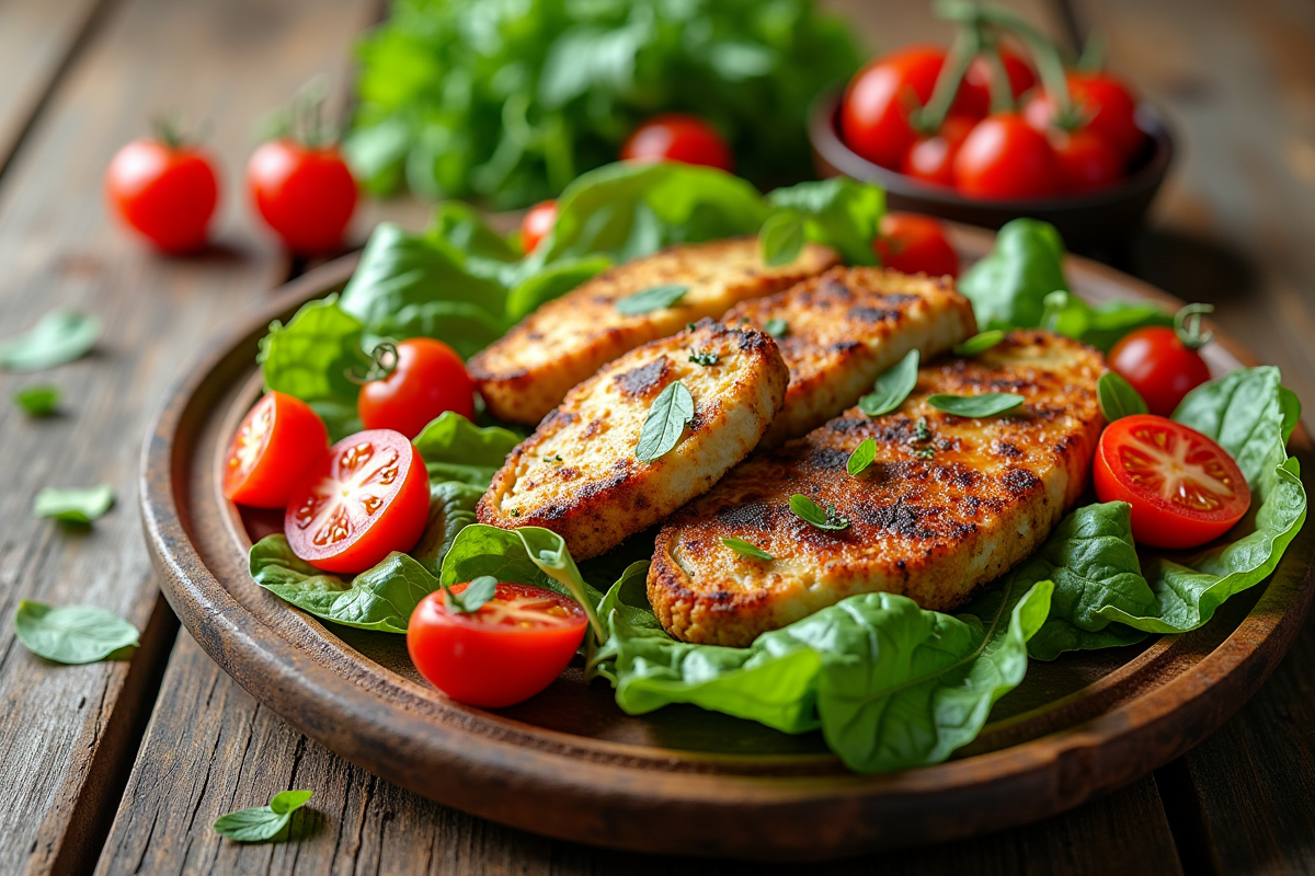 Assortiment de trois repas sains représentant différents régimes